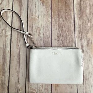Coach Ivory Wristlet